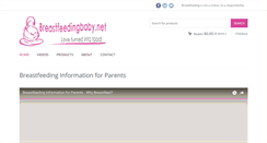 Desktop Screenshot of breastfeedingbaby.net